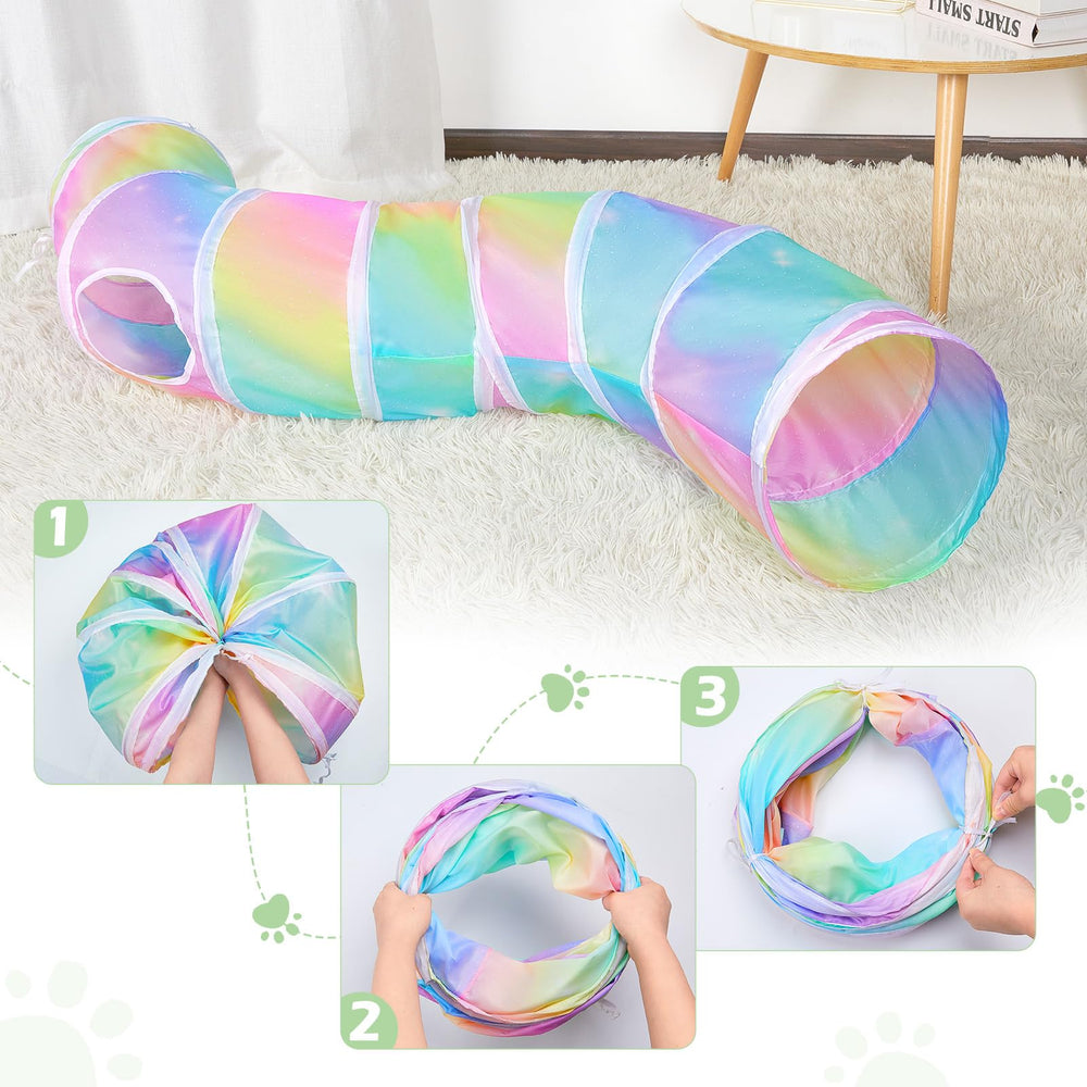 Tunnel Glittme adapté aux petits animaux comme lapins et hamsters