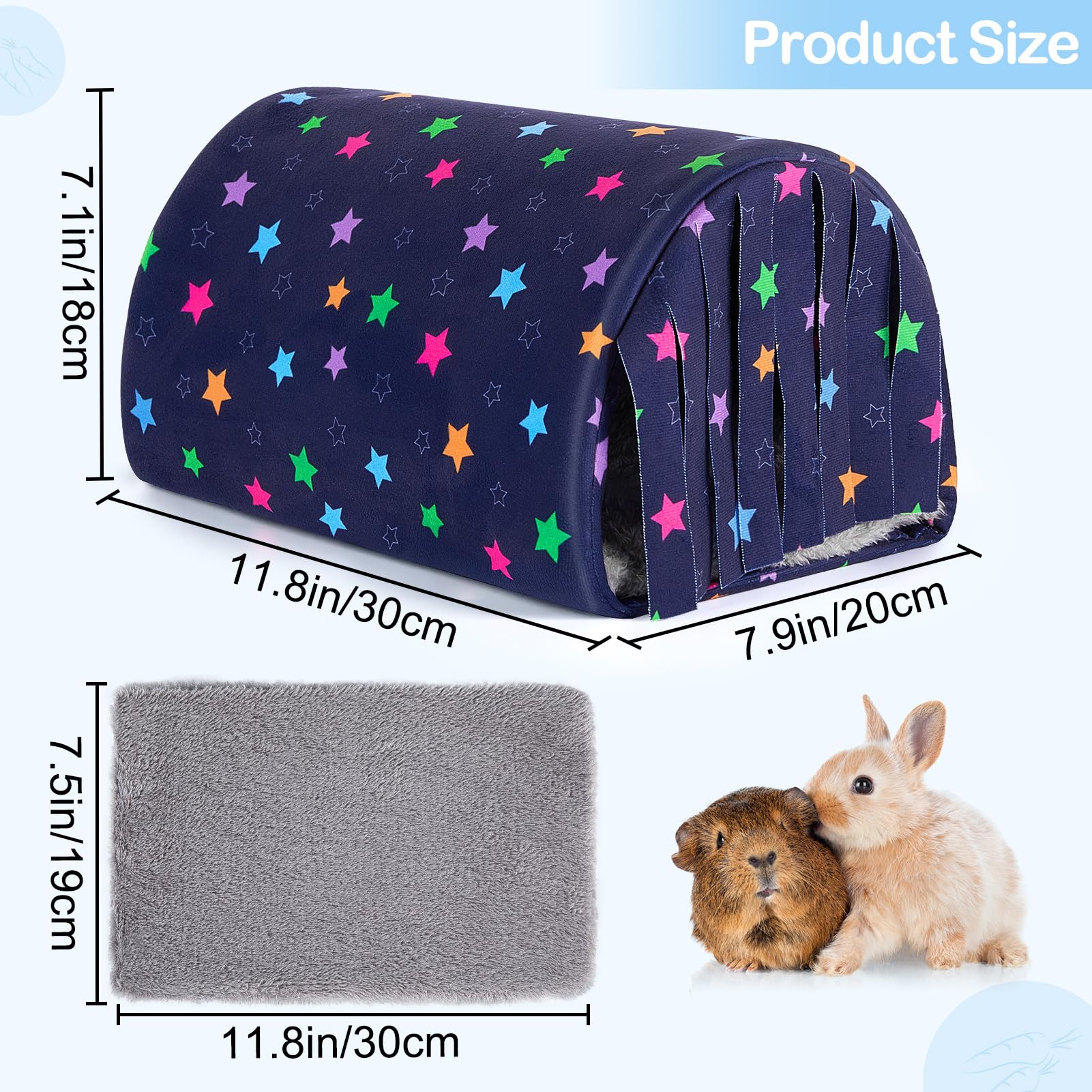 Utilisation polyvalente Glittme, idéal pour cobaye, hamster et lapin.