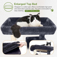 Globlazer perchoir rembourré en haut pour repos confortable.