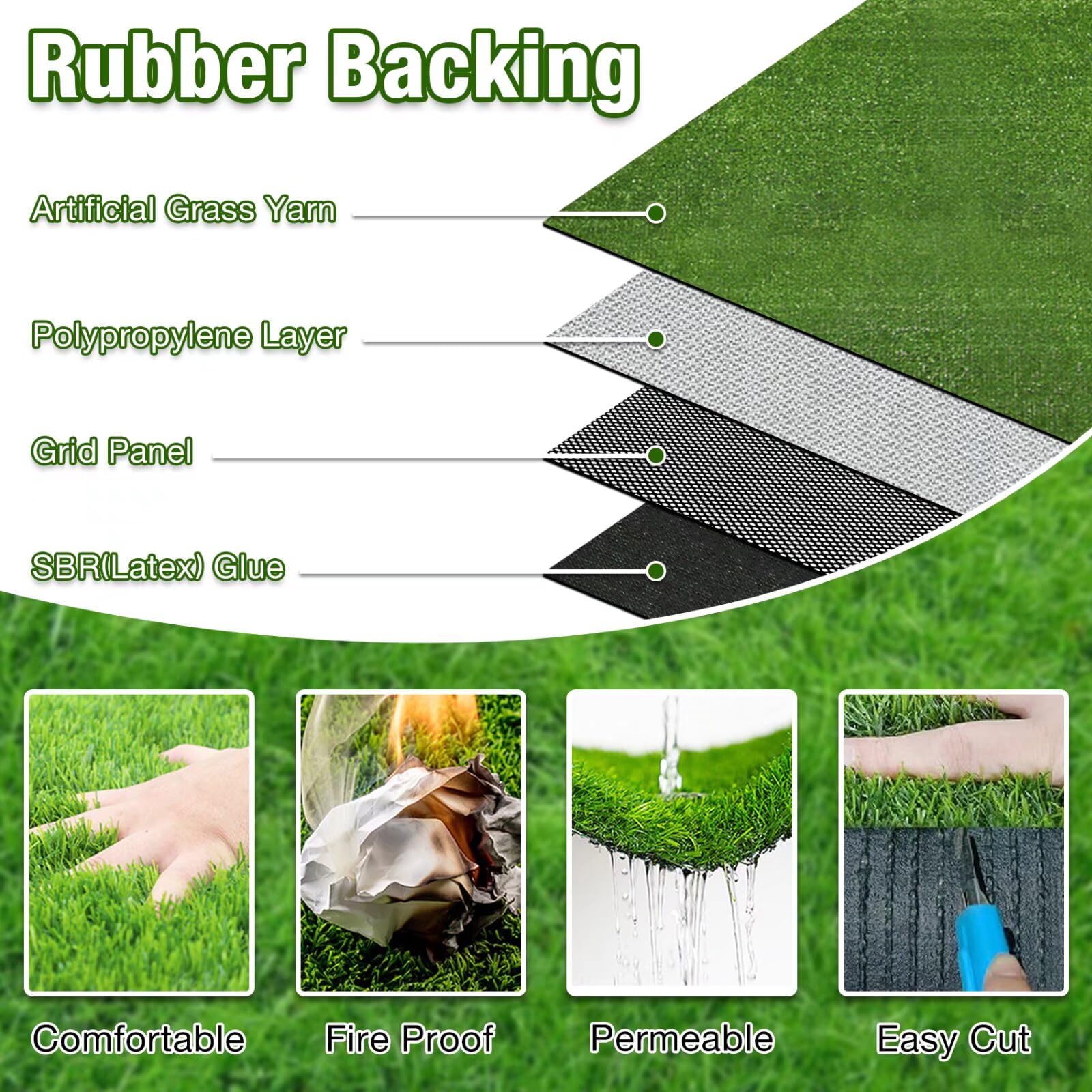 Drainage efficace et séchage rapide du tapis GLOBREEN pour chien