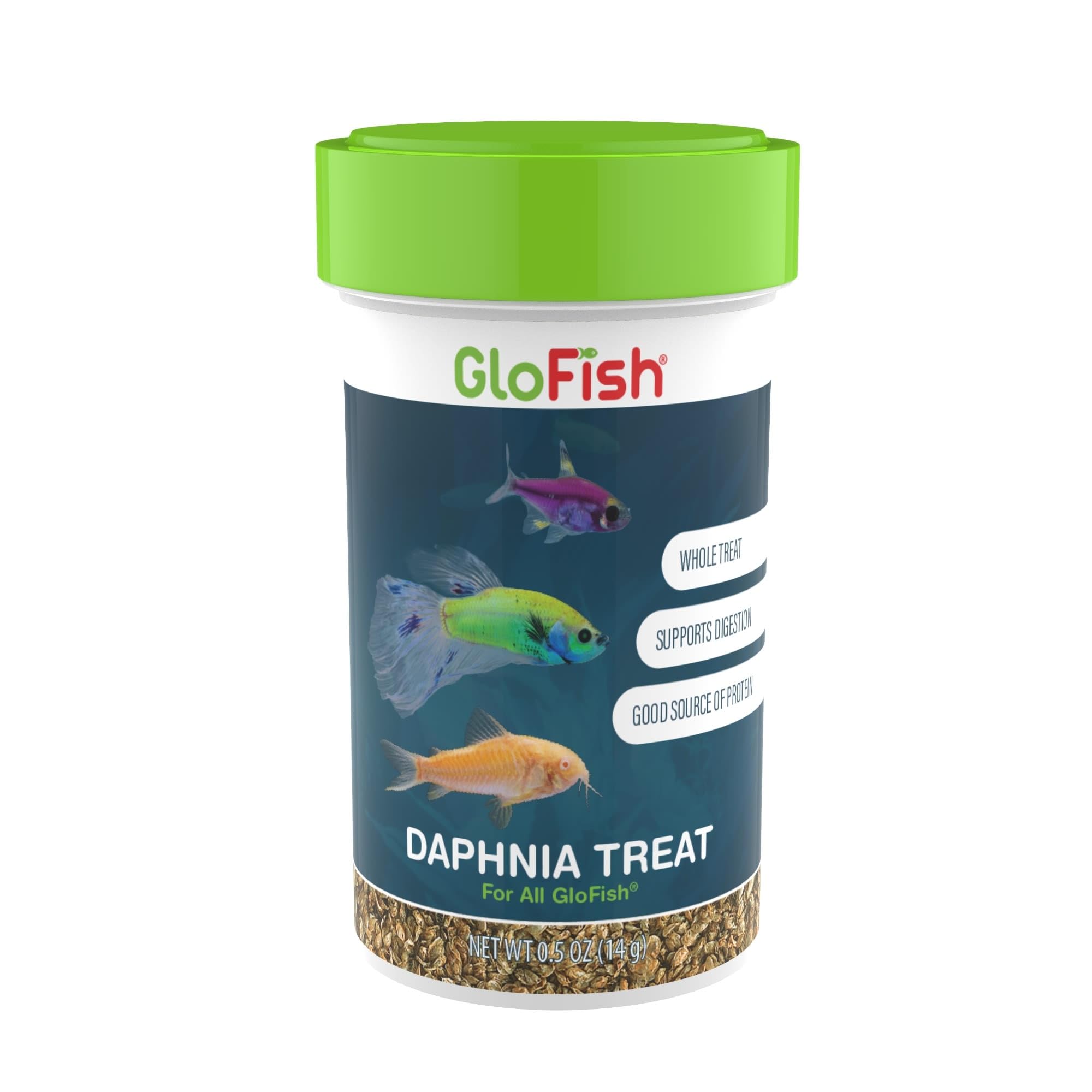 GloFish Daphnia Treat – friandise-entier pour poissons fluorescents