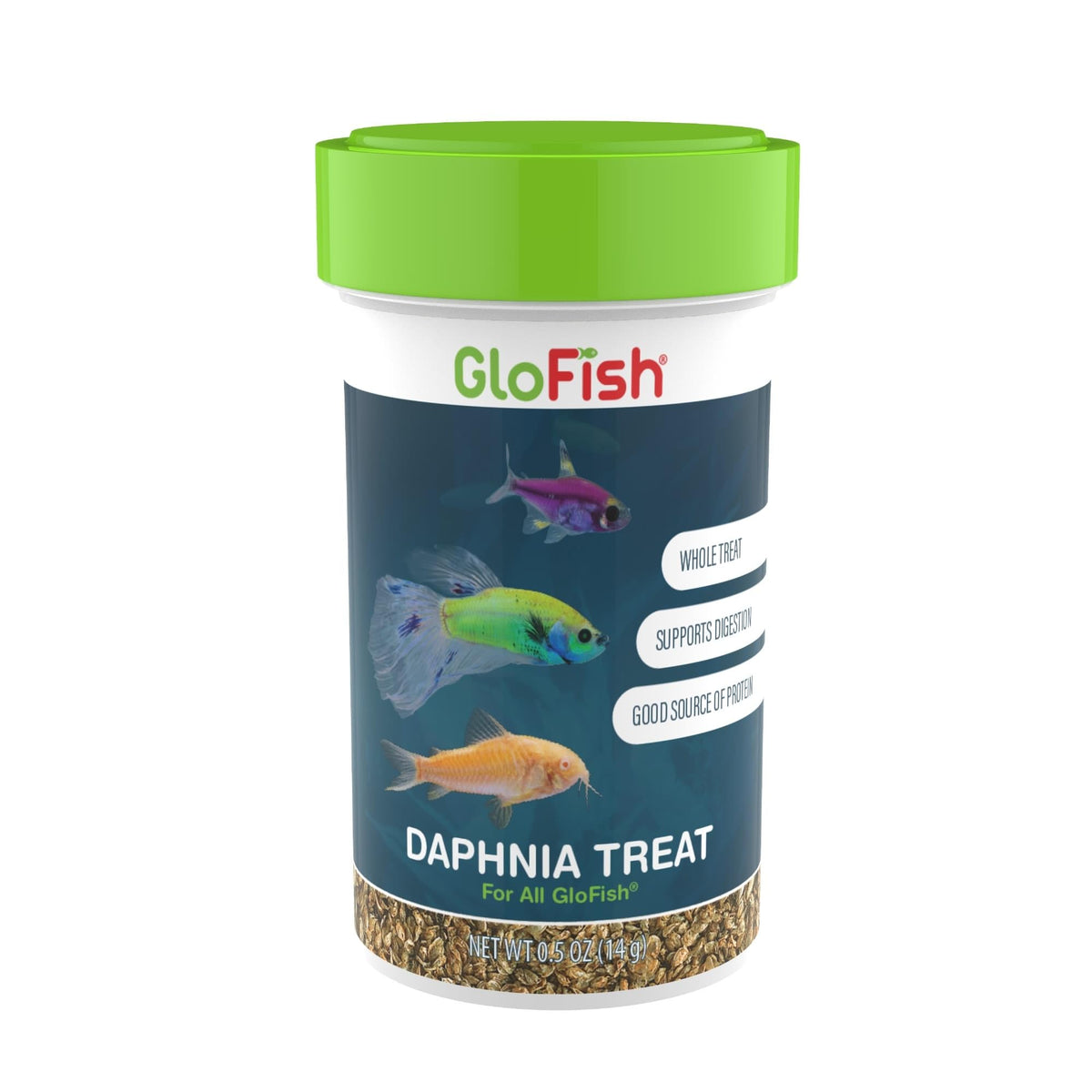 GloFish Daphnia Treat – friandise-entier pour poissons fluorescents