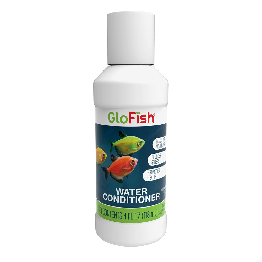 GloFish Conditionneur d'eau: bouteille 4 oz prête à traiter l'eau du robinet pour poissons fluorescents.