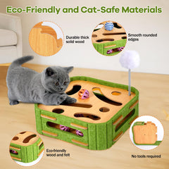 GLYVIAN billes clochettes sisal: exploration et détente pour chat