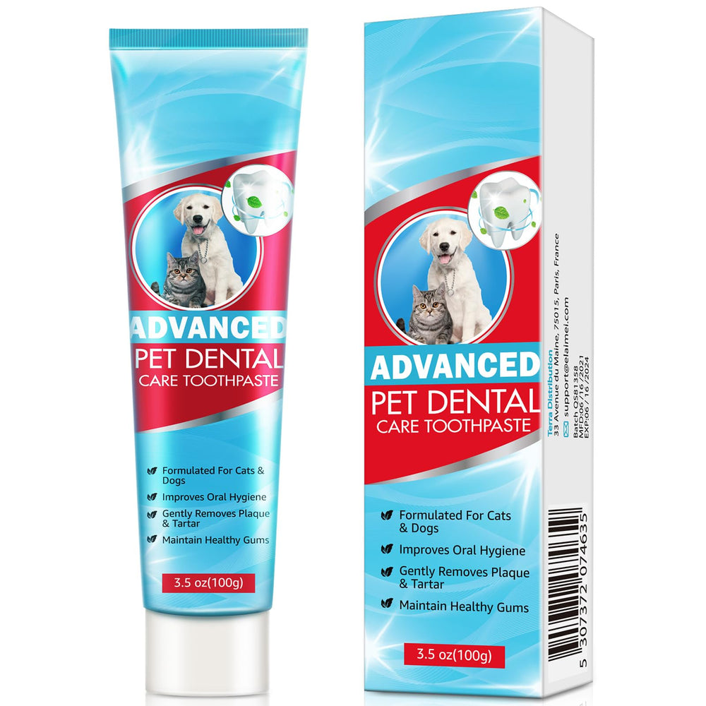 GNAPY dentifrice chien mint pour haleine fraîche et dents propres.