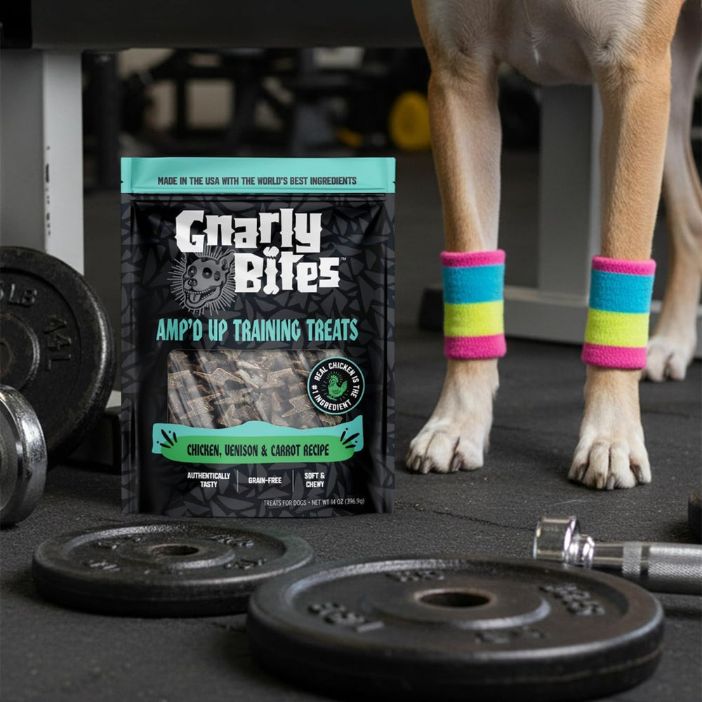 Gnarly Bites Amp’d Up: petites bouchées à faible calories pour récompenser.