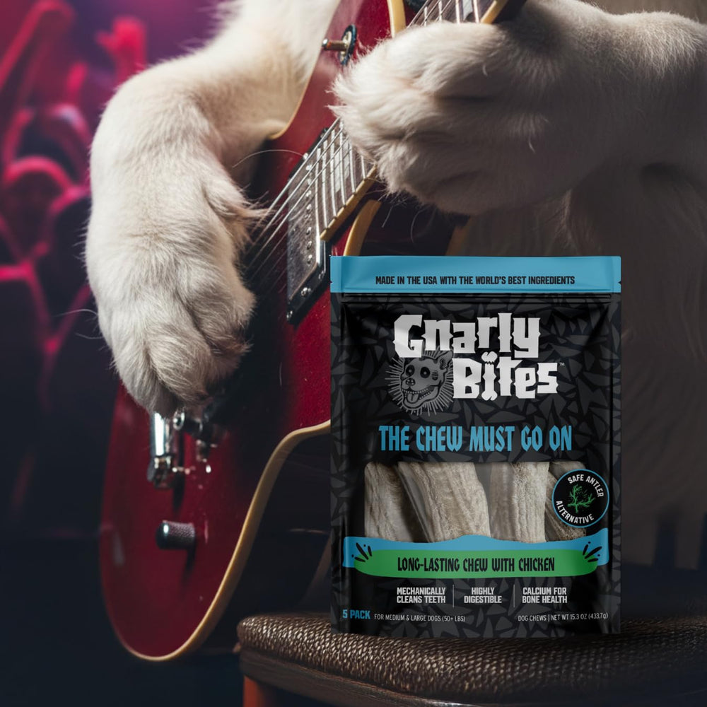 Gnarly Bites: idéal pour chien grand pesant plus de 22 kg.