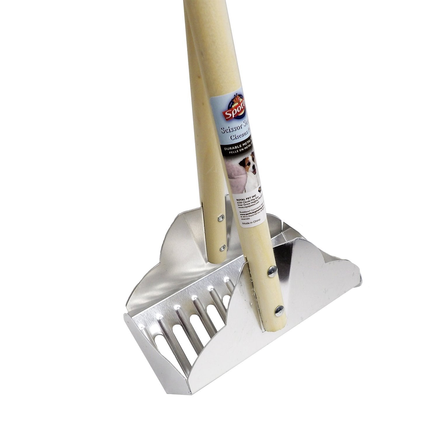 Gnawsome plateau en métal durable pour ramassage des crottes, idéal lors des sorties.