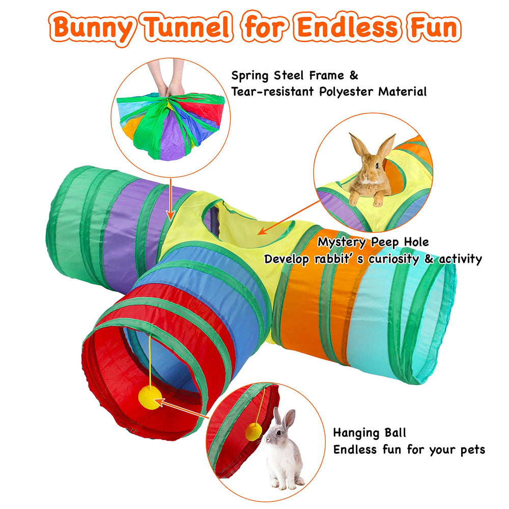 Tunnel pliable GNB PET, rangement rapide et transport facile.