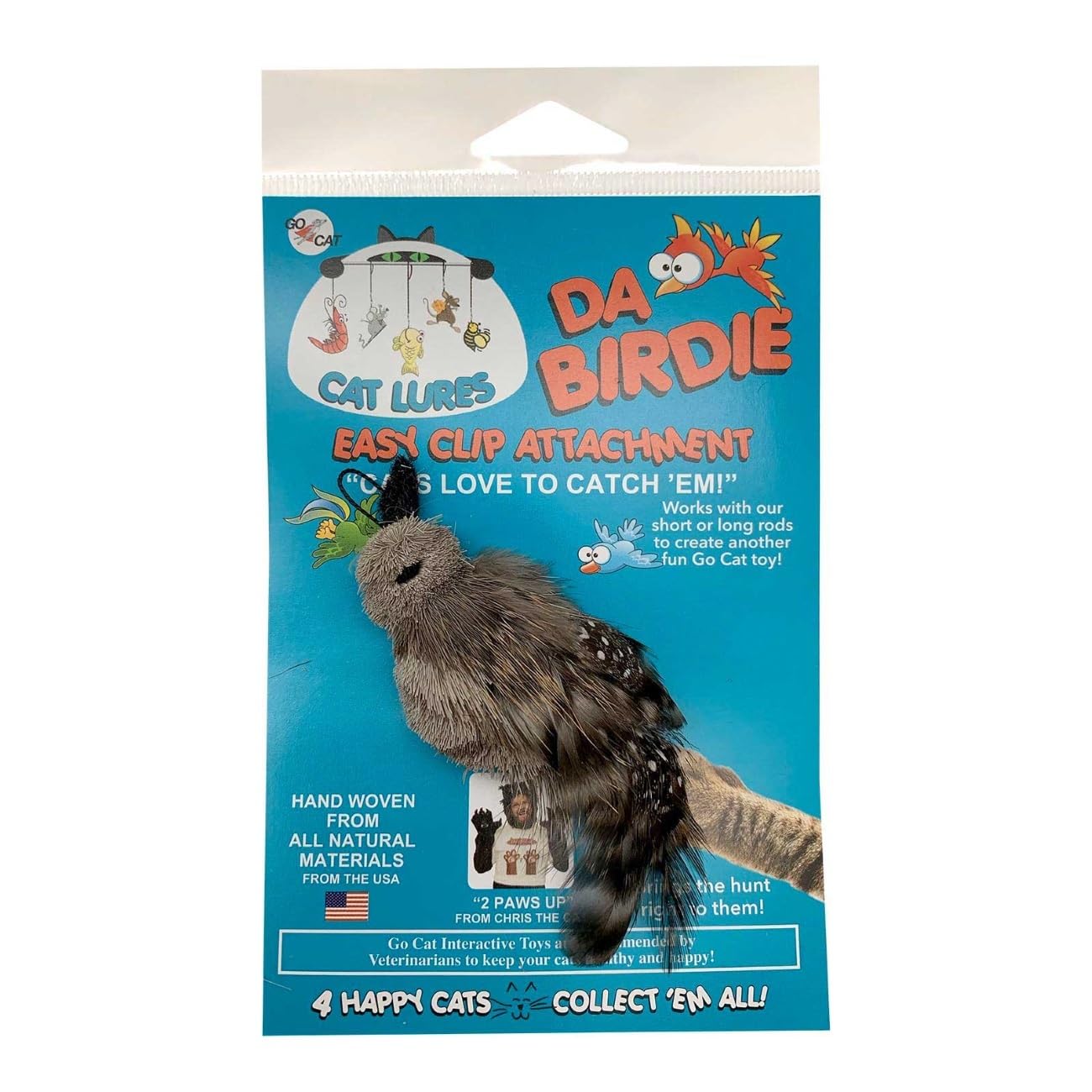 GoCat leurre tisse main pour chat, texture captivante