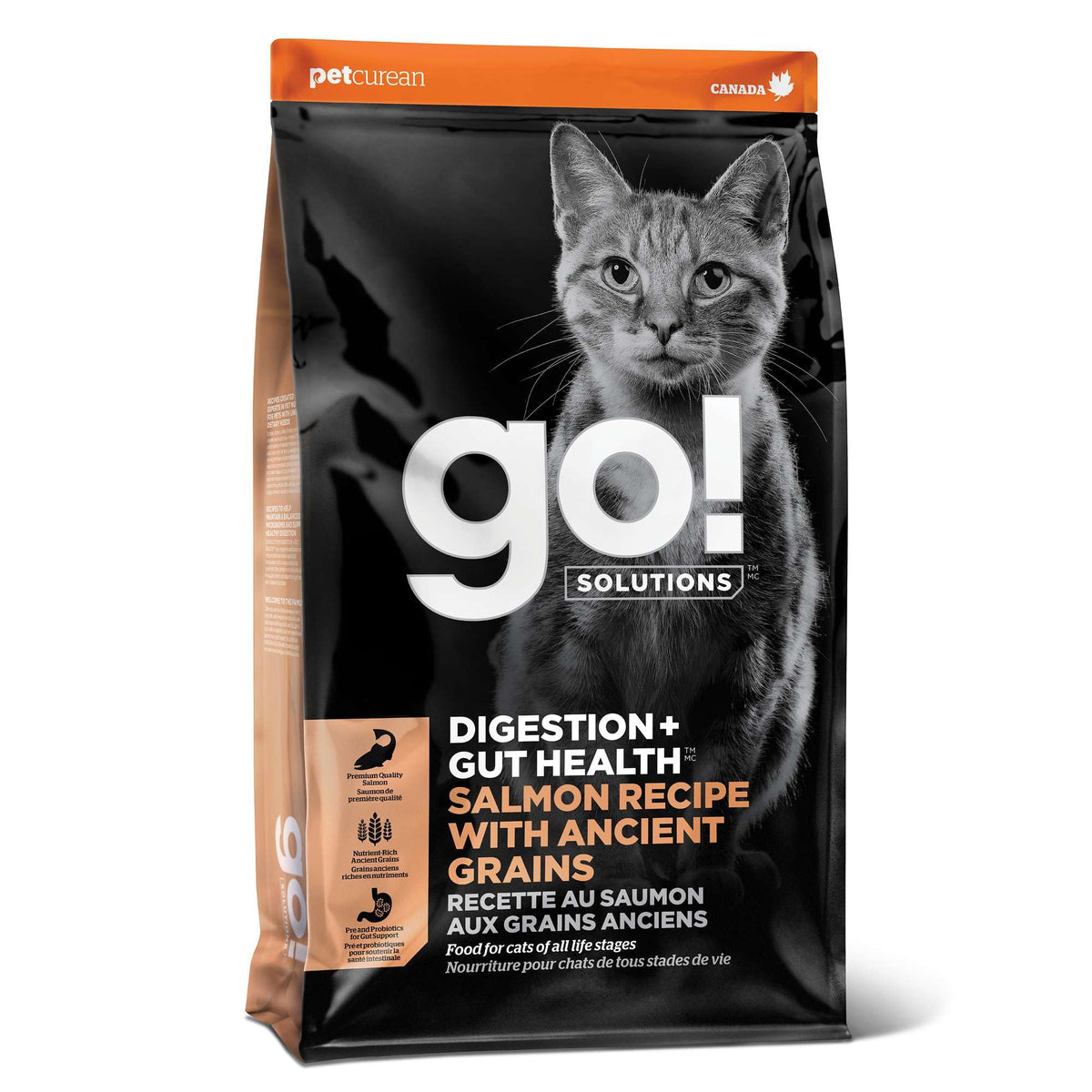 Go! Solutions Digestion saumon-premier-ingrédient: croquettes appétentes pour une digestion en douceur.