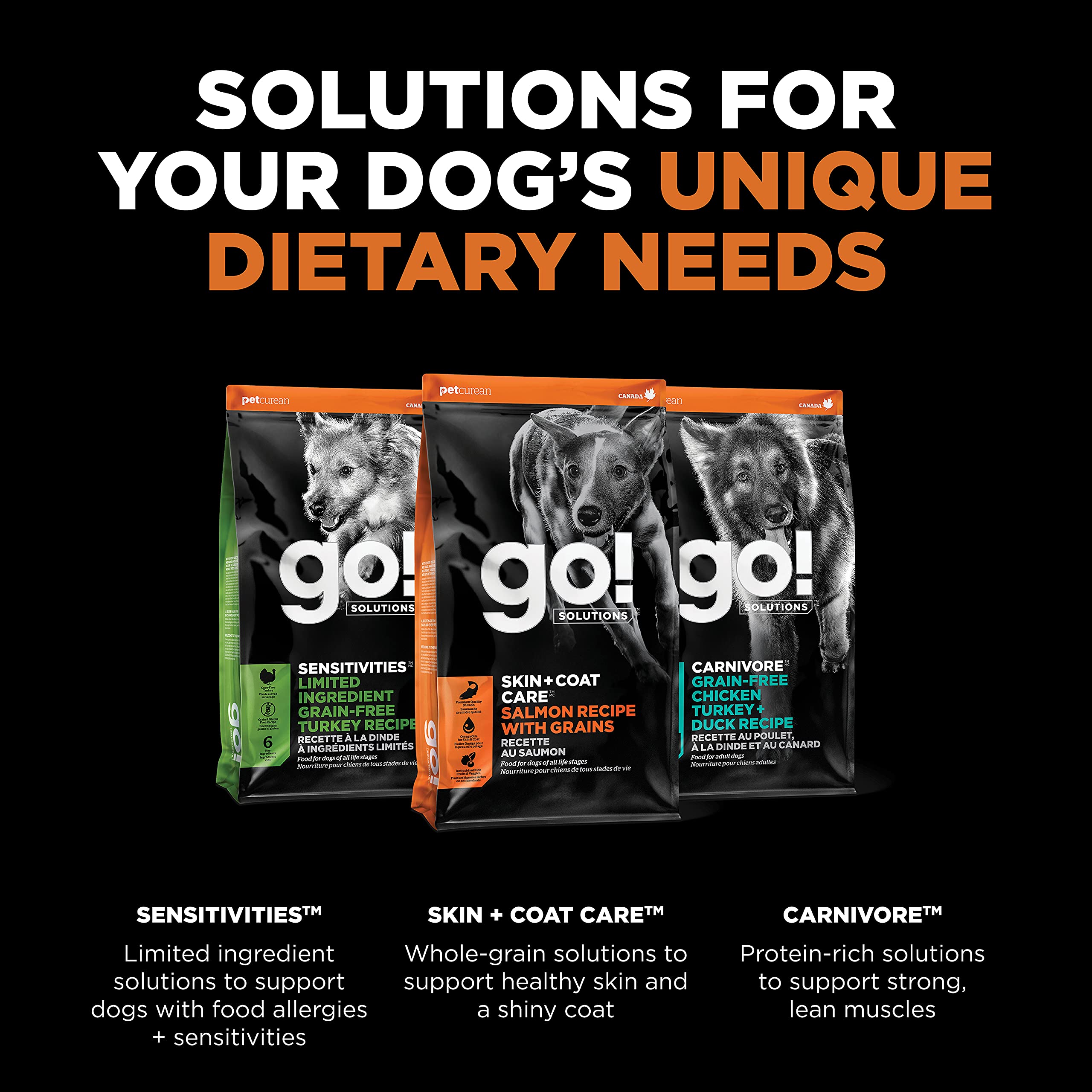 Go! Solutions Soin Peau et Pelage au Saumon - probiotiques et prebiotiques améliorent digestion.