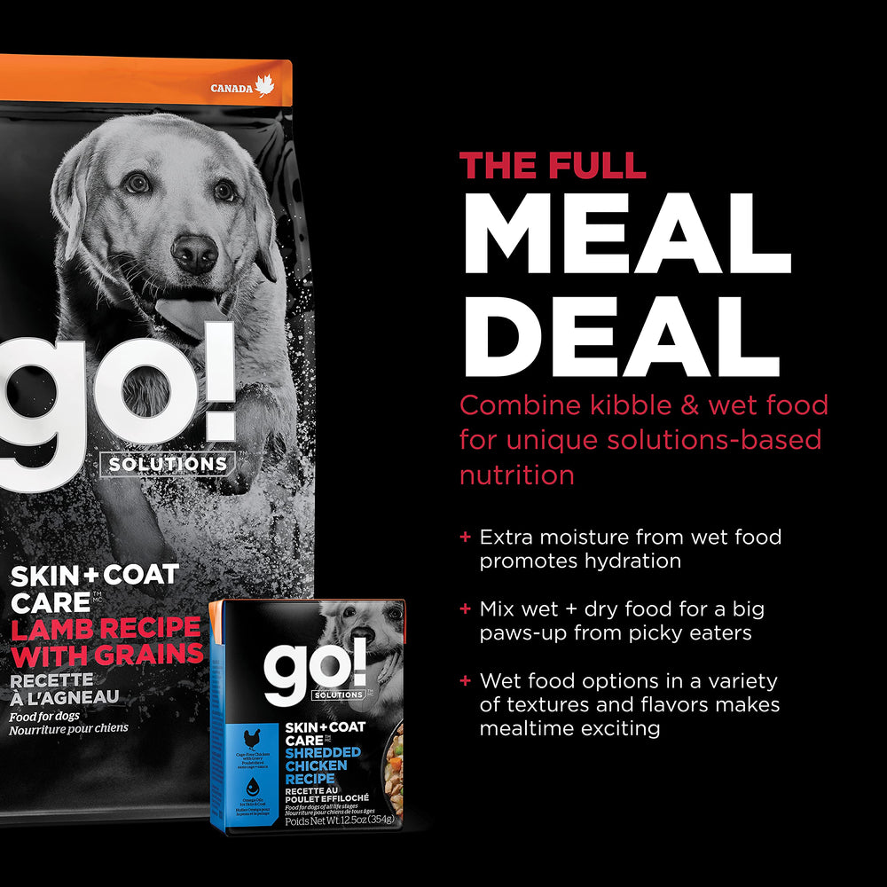 Go! Solutions nutrition adaptée à tous les âges et tailles de chiens