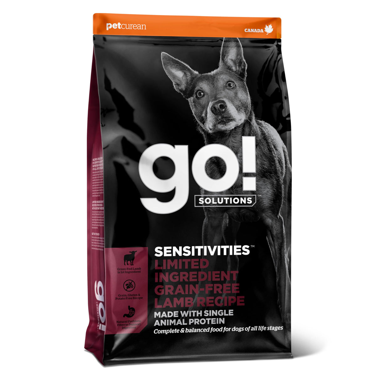 Go! Solutions Sensitivities croquettes d’agneau, premier ingrédient savoureux pour estomacs sensibles