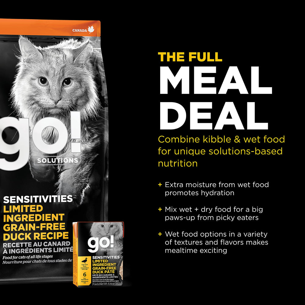Go! Solutions Sensitivities – huile de canola, oméga pour peau et pelage.