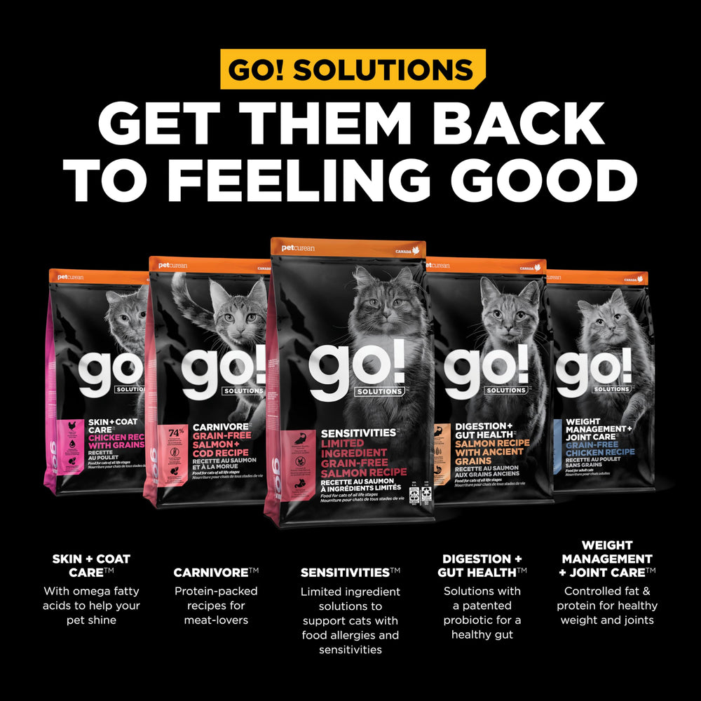 Go! Solutions Sensitivities omega-colza-chat: oméga nourrissant peau et pelage.