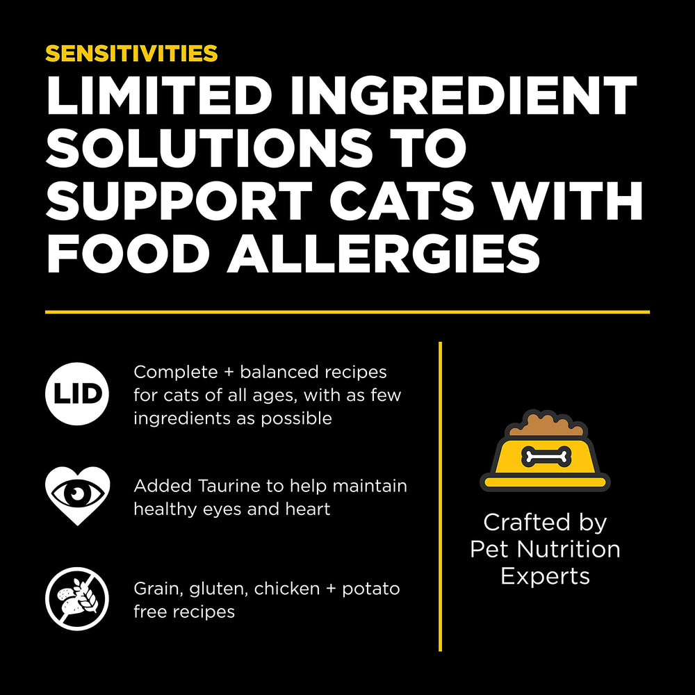 Go! Solutions Sensitivities – premier ingrédient canard, goût attrayant pour chats difficiles.
