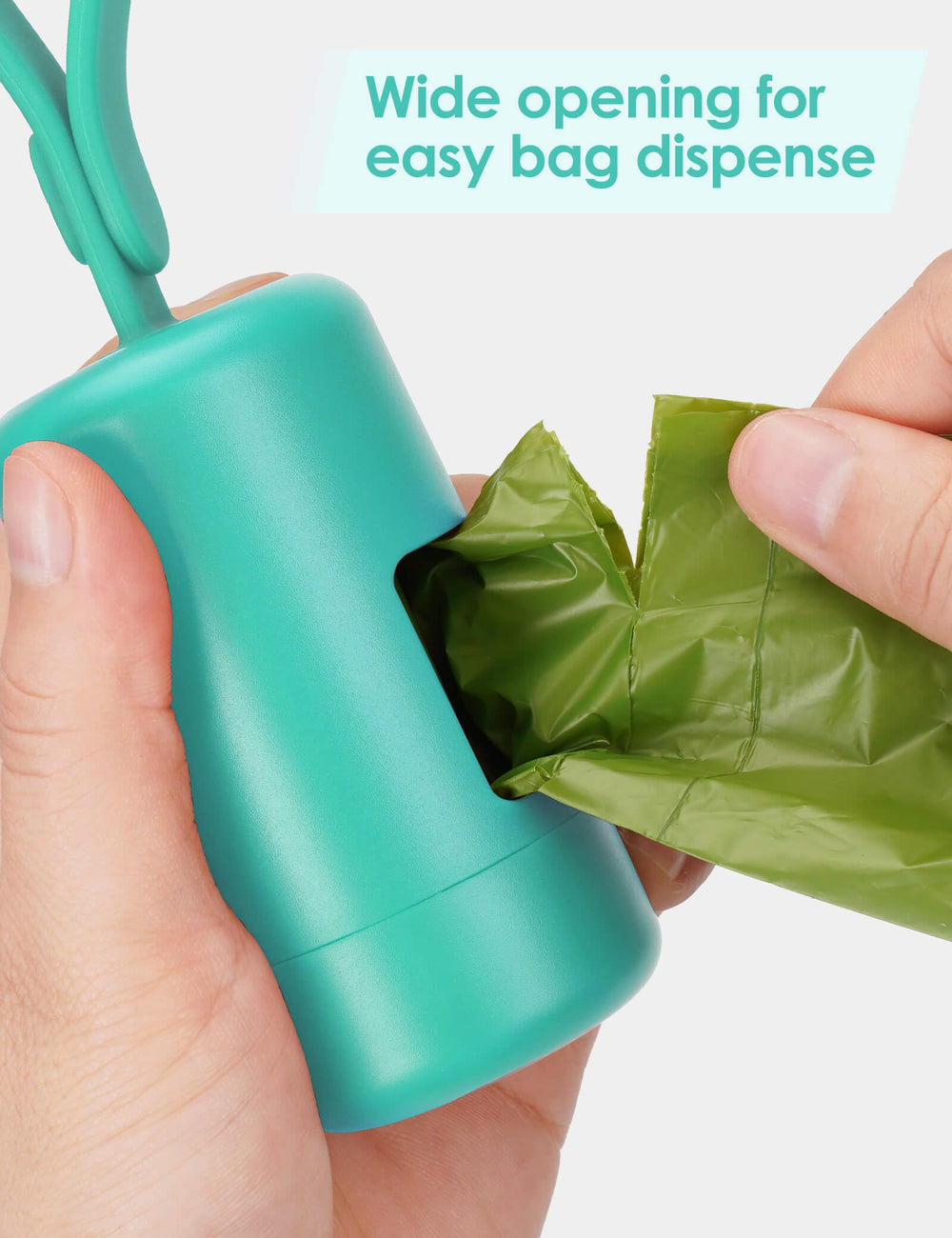 Gobeigo matériel renforcé et bouchon sécurisé turquoise, durabilité garantie.