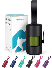 Gobeigo porte-sac crottes avec clip solide pour balades propres.
