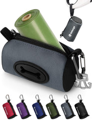 Gobeigo: support-sac-poubelle chien gris pour un rangement pratique.