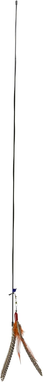 GoCat Da Bird: tige de 36 pouces et plume de guinea, stimule l’instinct de chasse.
