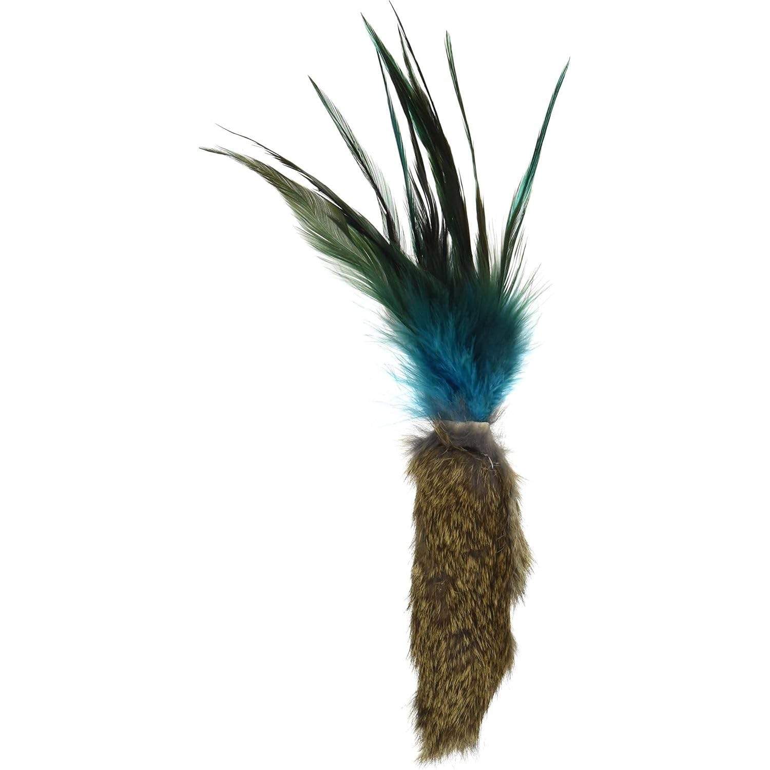 Go Cat Da Fur Thing, fourrure de lapin et plumes pour stimuler le jeu du chat