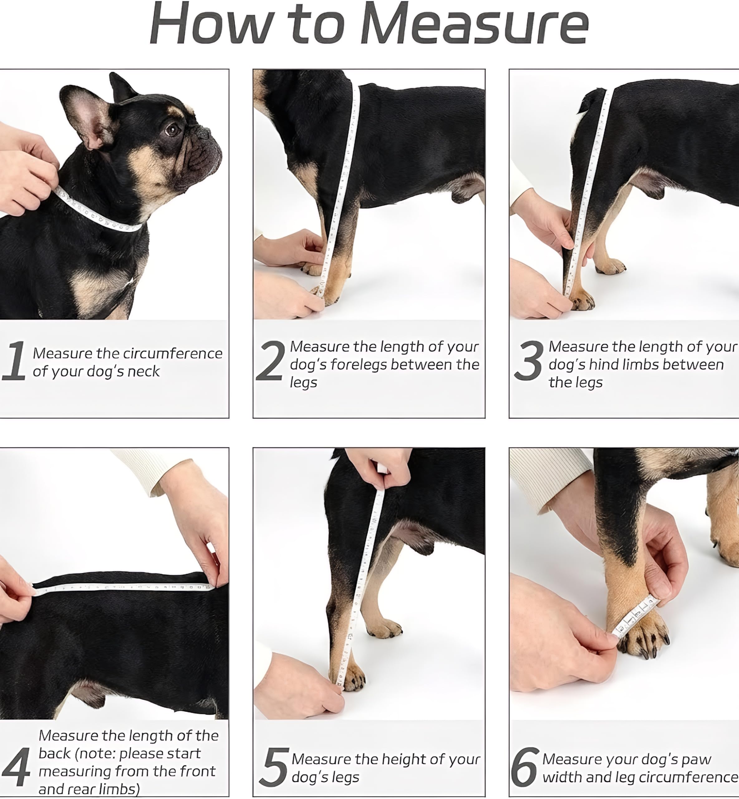 Gockeoz bottes-chien suspendues imperméables pour moyens chiens, adhérence fiable