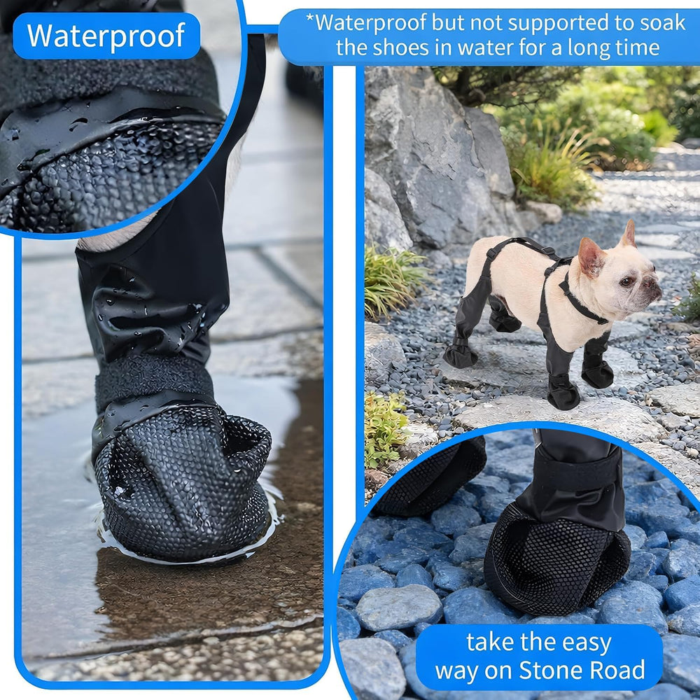 Gockeoz bottes protectrices pattes chien imperméables, usage quotidien