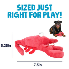 goDog Homard sifflet intégré procure une réaction ludique lors de la morsure