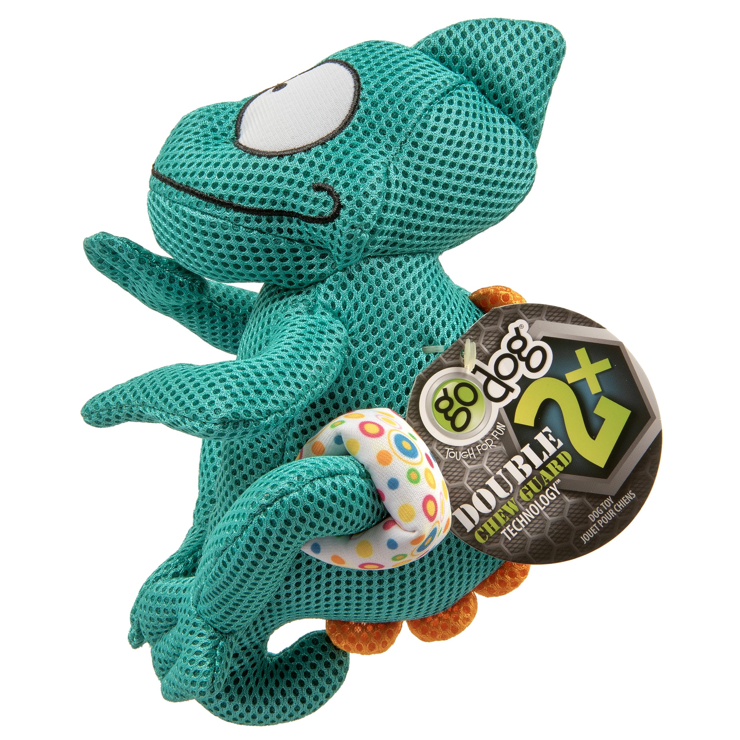 GoDog Amphibianz Chameleon Teal – utilisation extérieure en plage lac ou piscine.