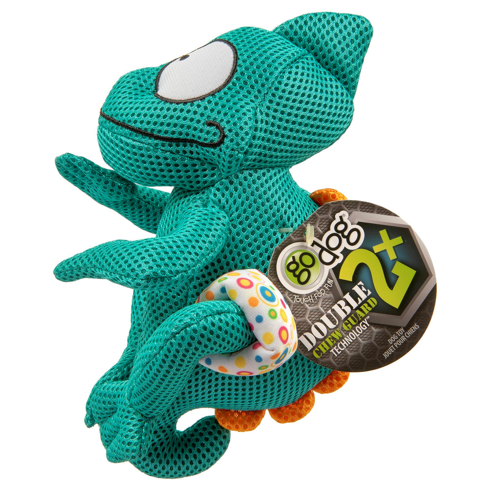 GoDog Amphibianz Chameleon Teal – utilisation extérieure en plage lac ou piscine.