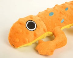 goDog Amphibianz Gecko orange grand – couineur intégré, stimulation du jeu.