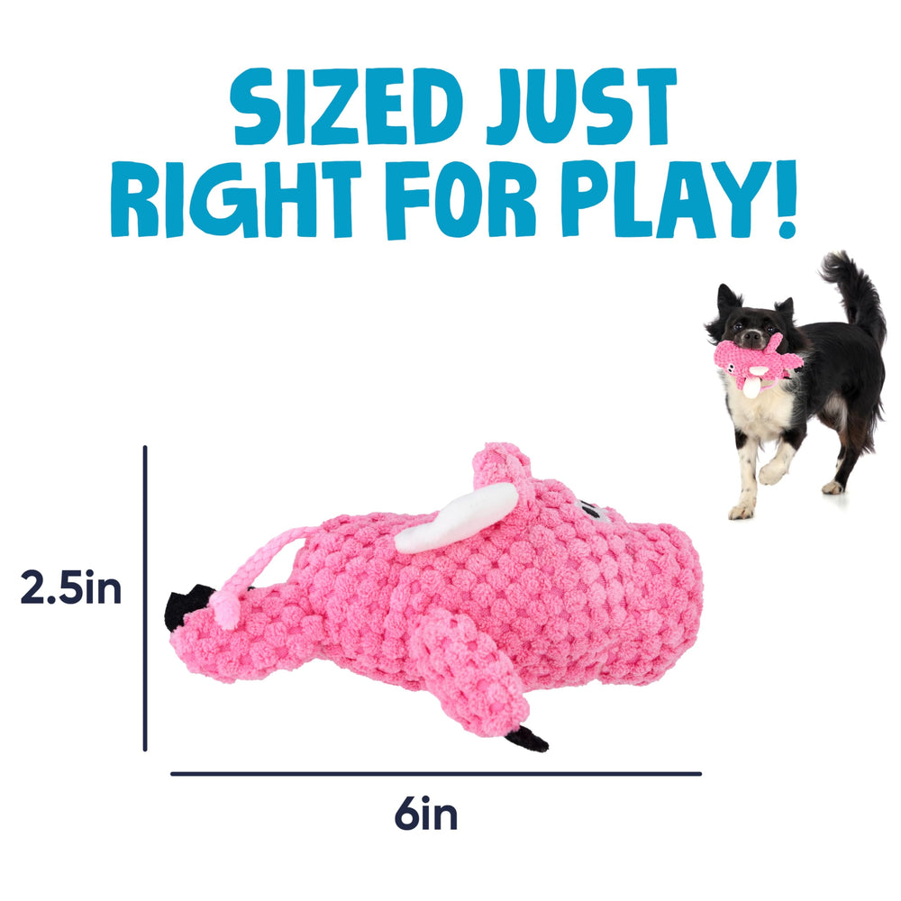godog Checkers Mini coutures renforcées rose, durable lors des jeux.