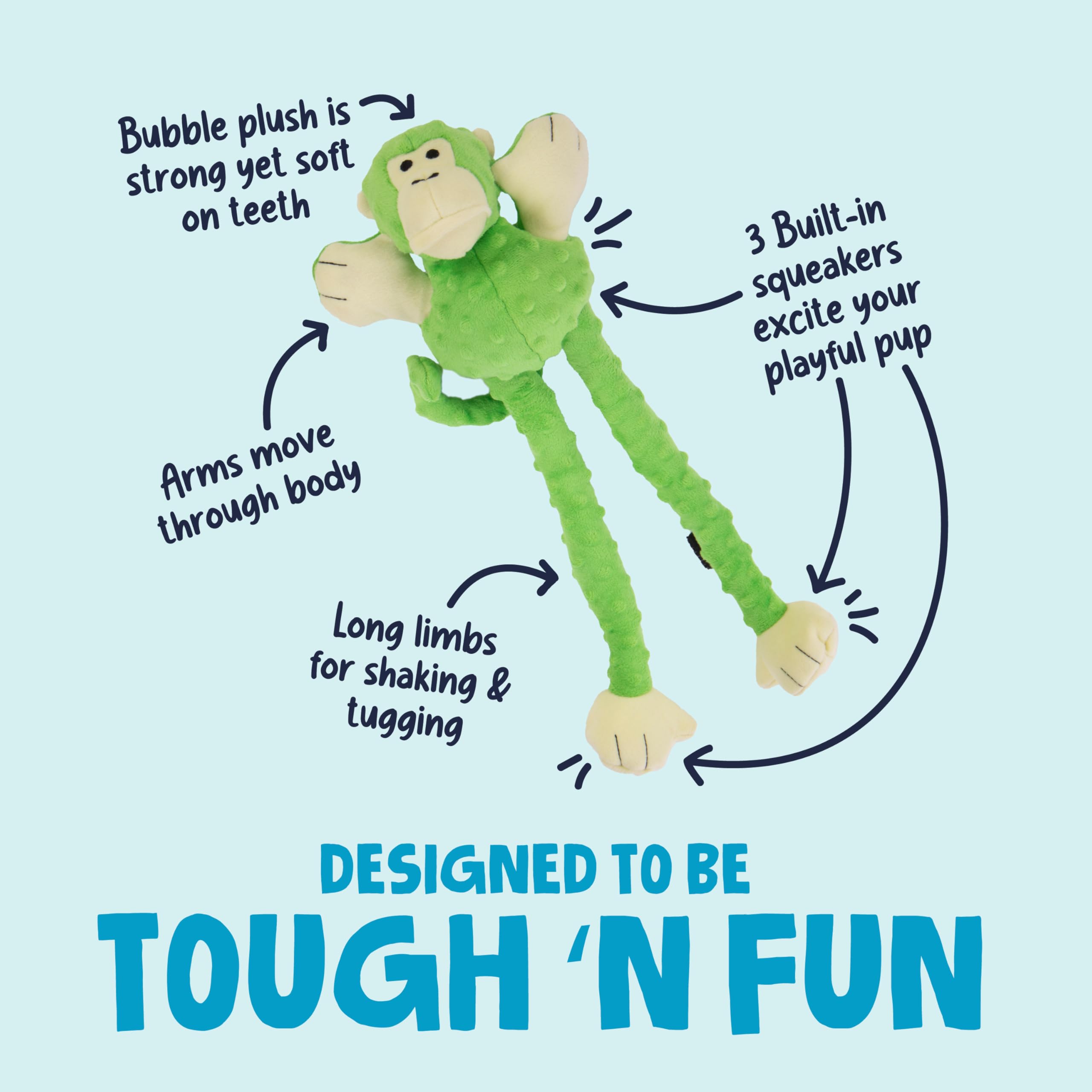 goDog tissu-bubble-doux toucher agréable et câlins