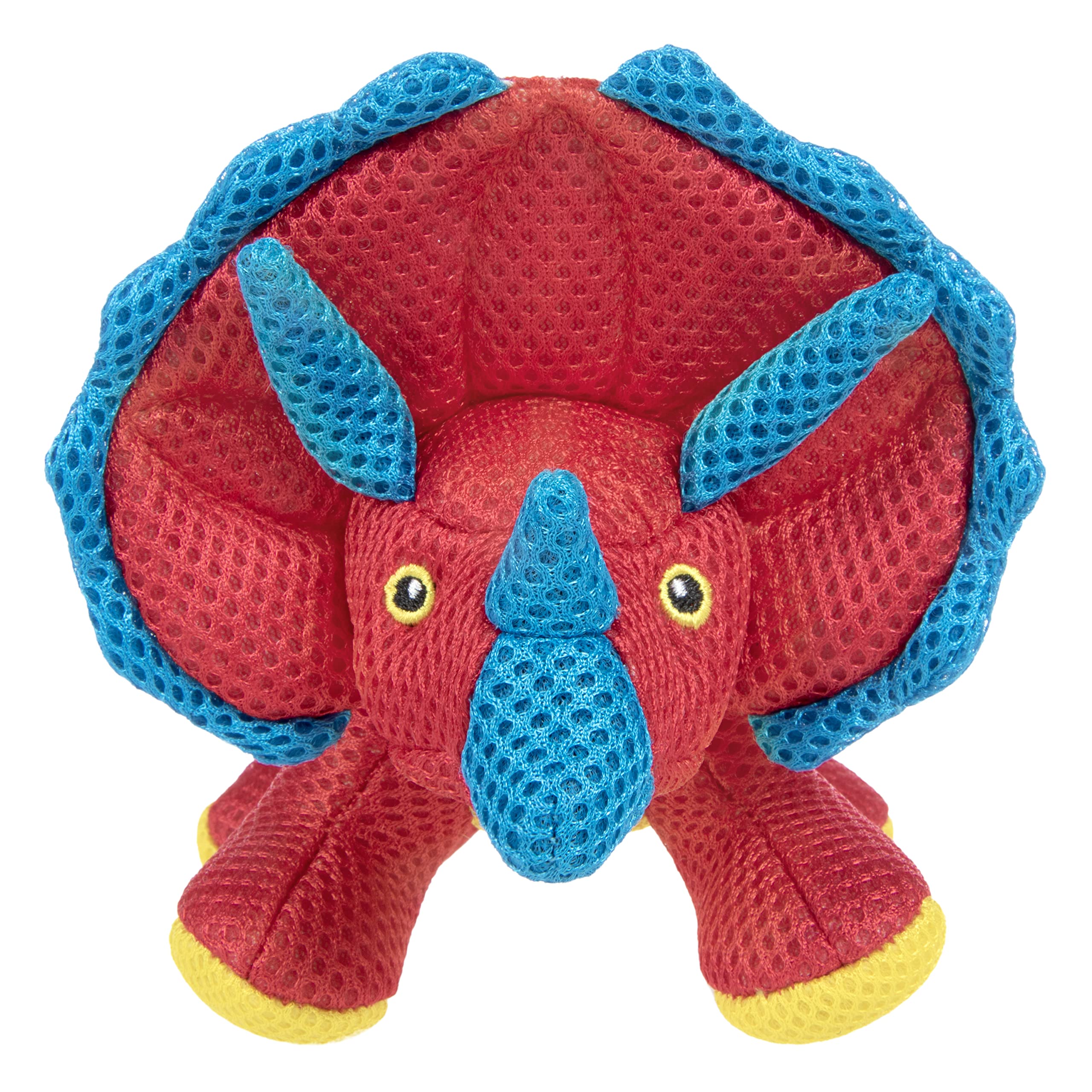 goDog Dino Frills : corps rouge et peluche douce pour des câlins durables.