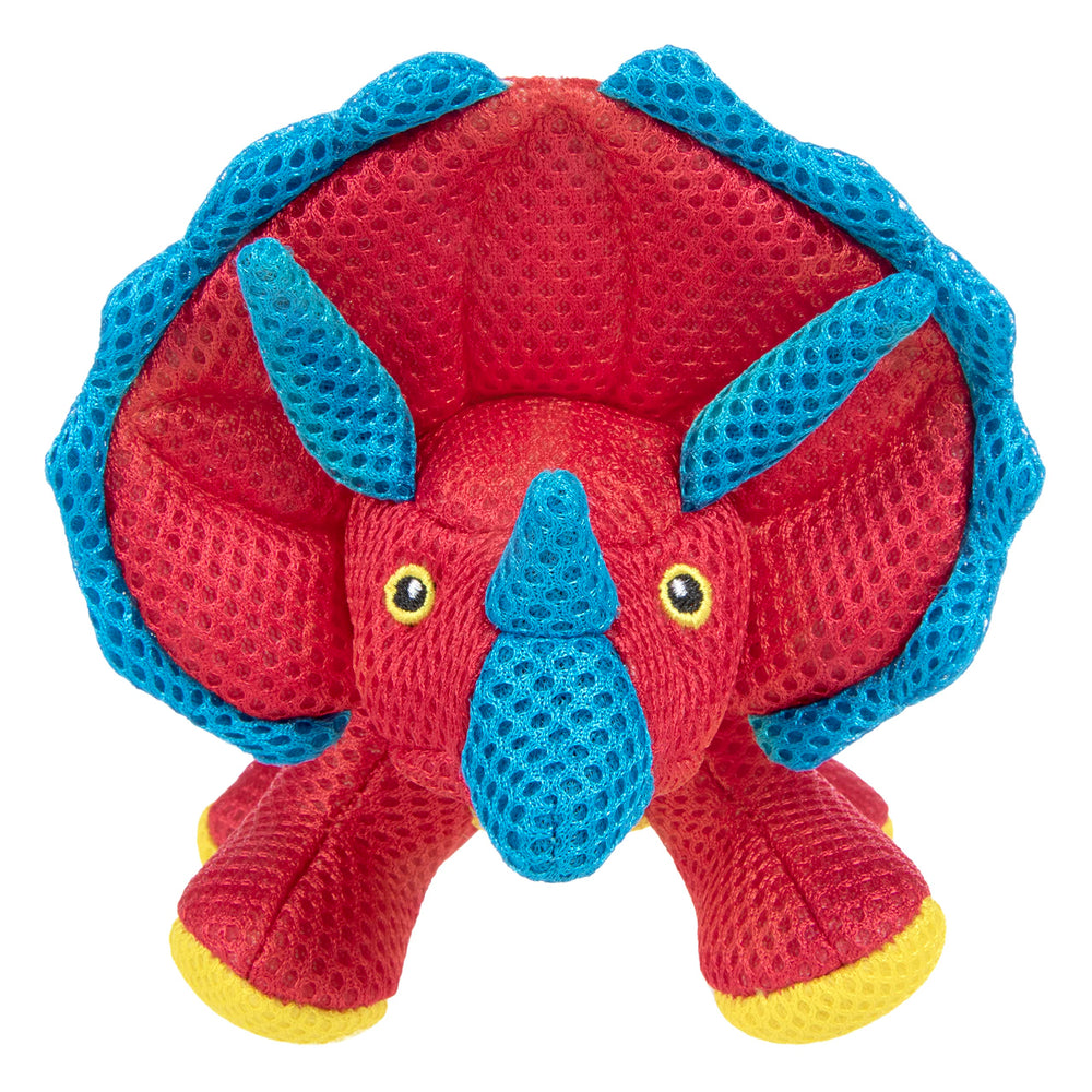 goDog Dino Frills : corps rouge et peluche douce pour des câlins durables.