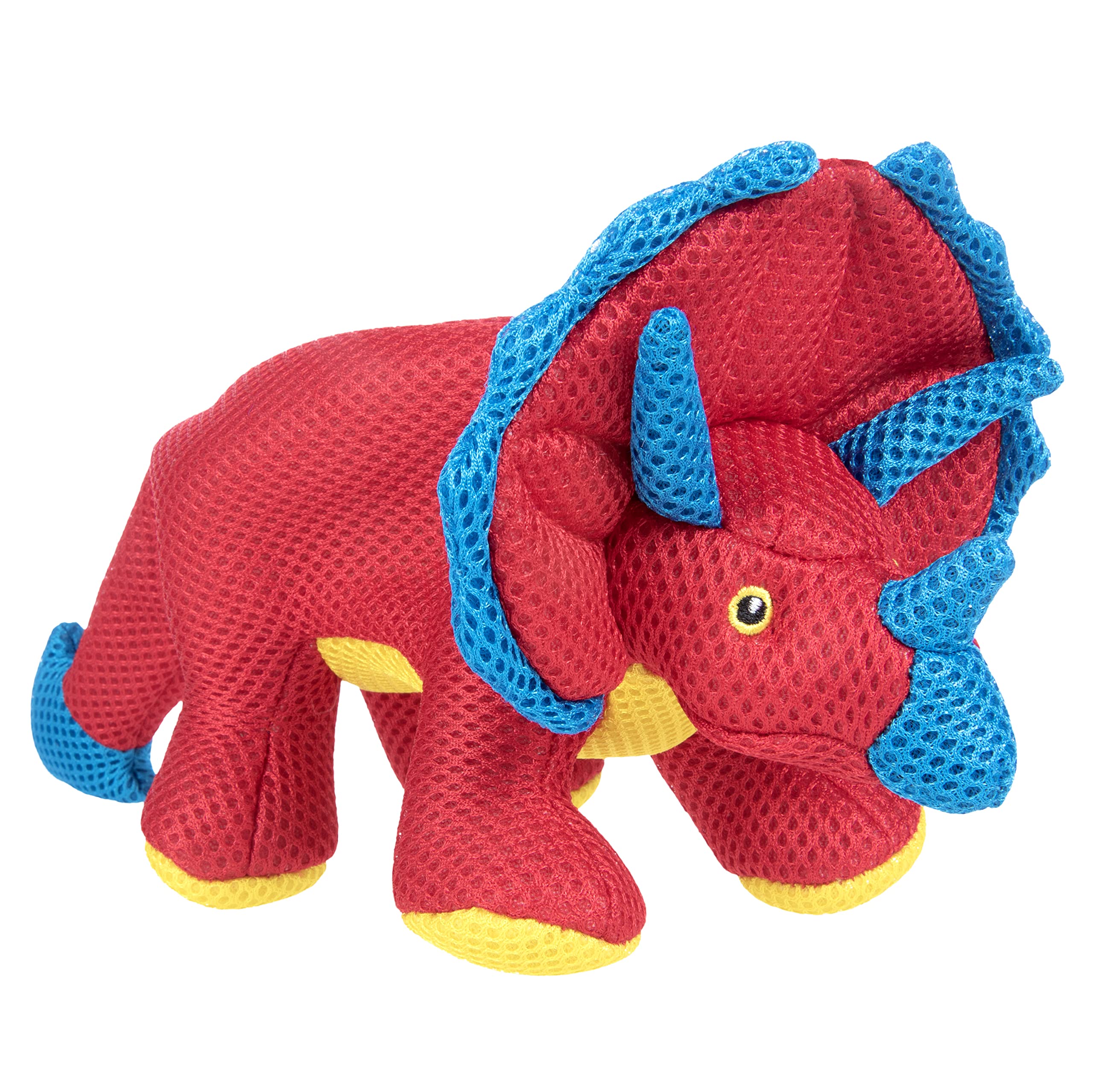 goDog Dino Frills : face du jouet qui crie pour attirer l’attention du chien.