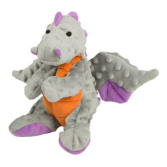 Dragon goDog en peluche bulle gris, parfait pour jeux actifs.