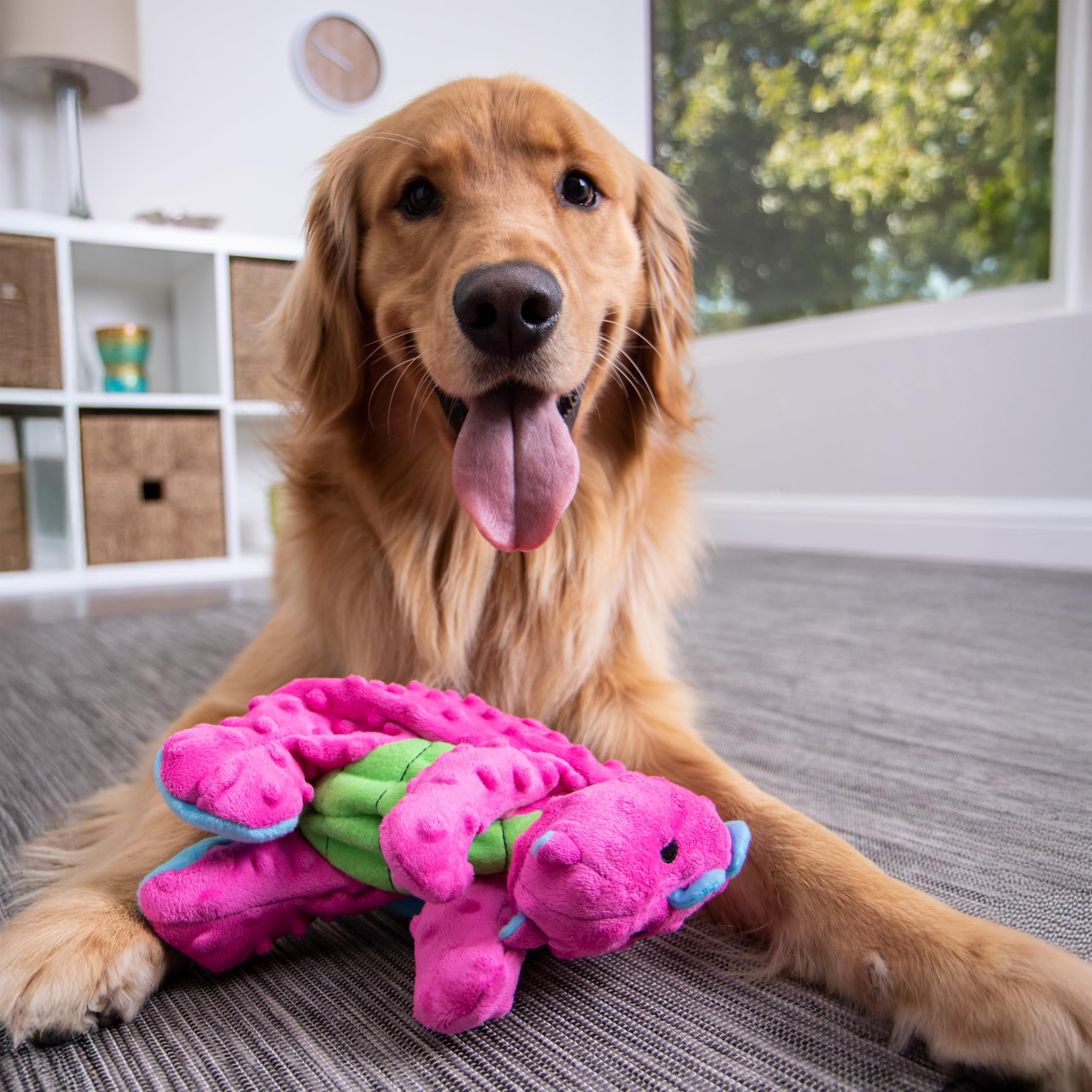 GoDog Dragons Nettoyage Facile Rose : nettoyage rapide pour un jouet propre.