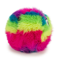 GoDog Furballz peluche longue fourrure arc-en-ciel grand: douceur tactile et jeu de tendresse.