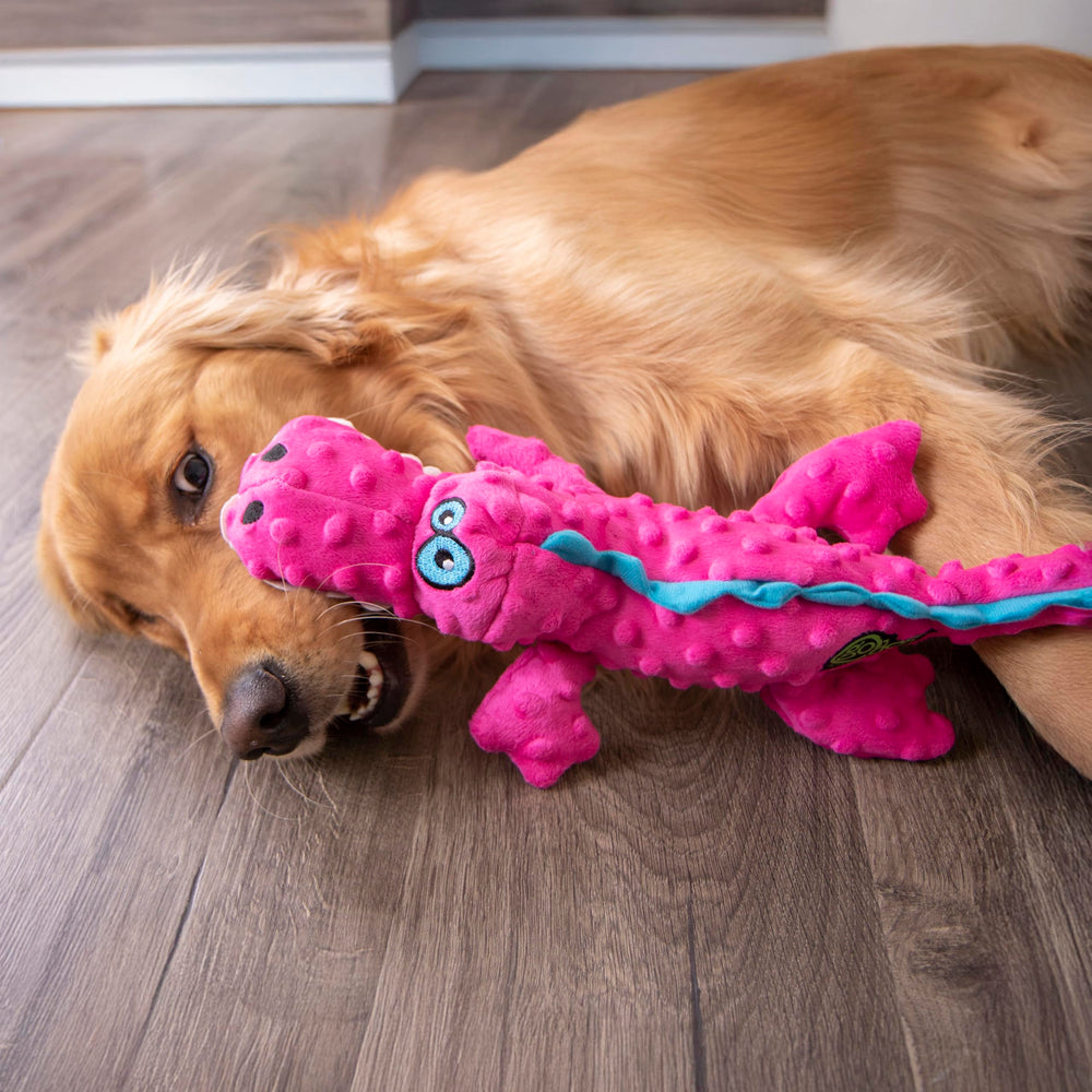 goDog Gators design rose attractif pour capter l'attention au jeu.