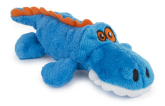 goDog Gator bleu: vue du visage du jouet pour jeux interactifs.