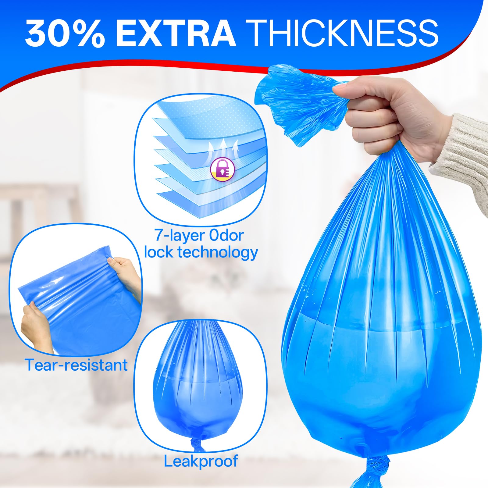 Godyoy utilisation facile : changer le sac en quelques gestes simples.