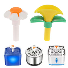 Gofidin embout buse fleur jaune pour fontaine chat, entretien facile