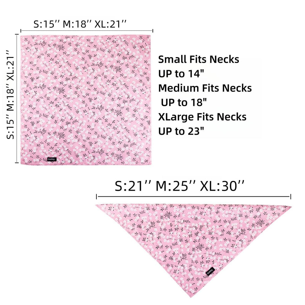 Gofshy bandanas motif rose et fleurs blanches, style charmant pour sorties quotidiennes.