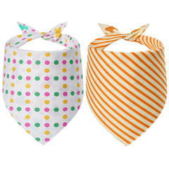 Bandanas Gofshy paques chien recto-verso, deux styles en un seul accessoire.