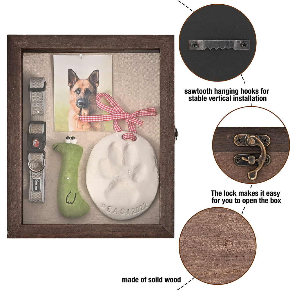 Gognlvn kit empreinte patte en argile, utile pour une empreinte durable.