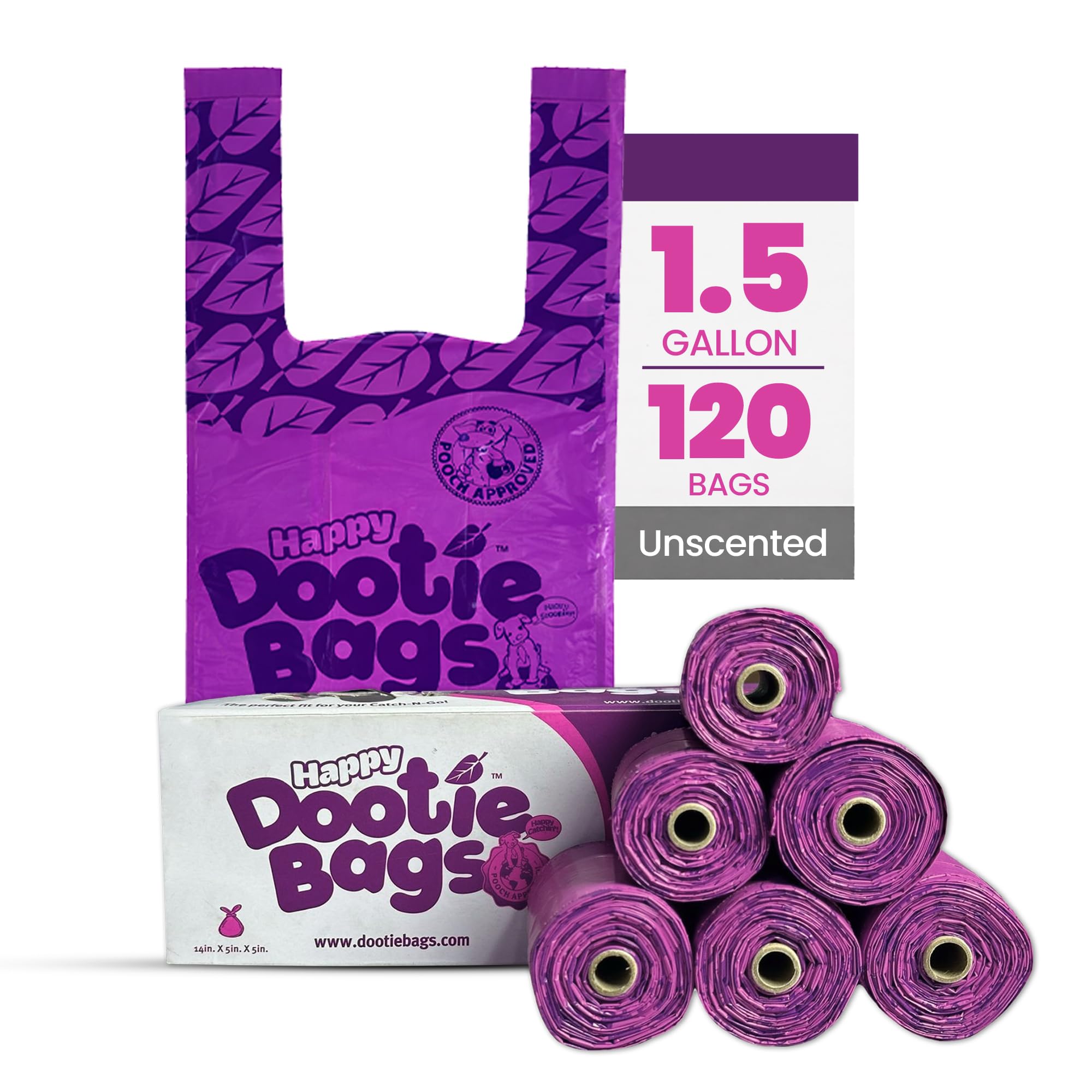 GoGo Stik Happy Dootie – rouleaux pratiques pour balades propres.
