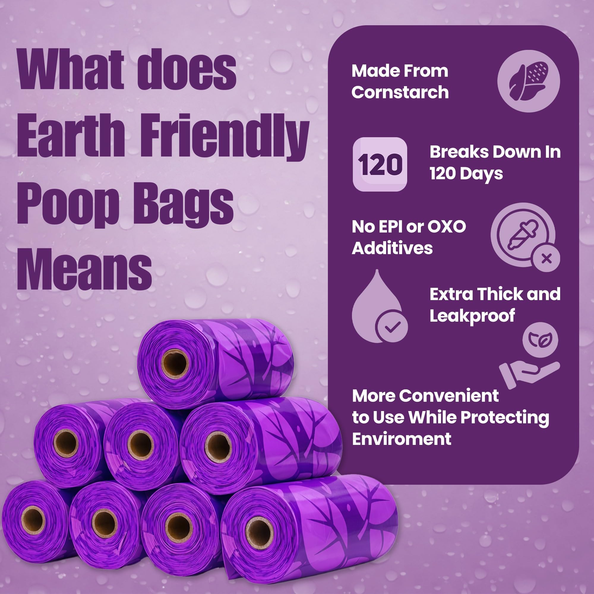 GoGo Stik Happy Dootie – compact et portable pour sacs à main et distributeur.