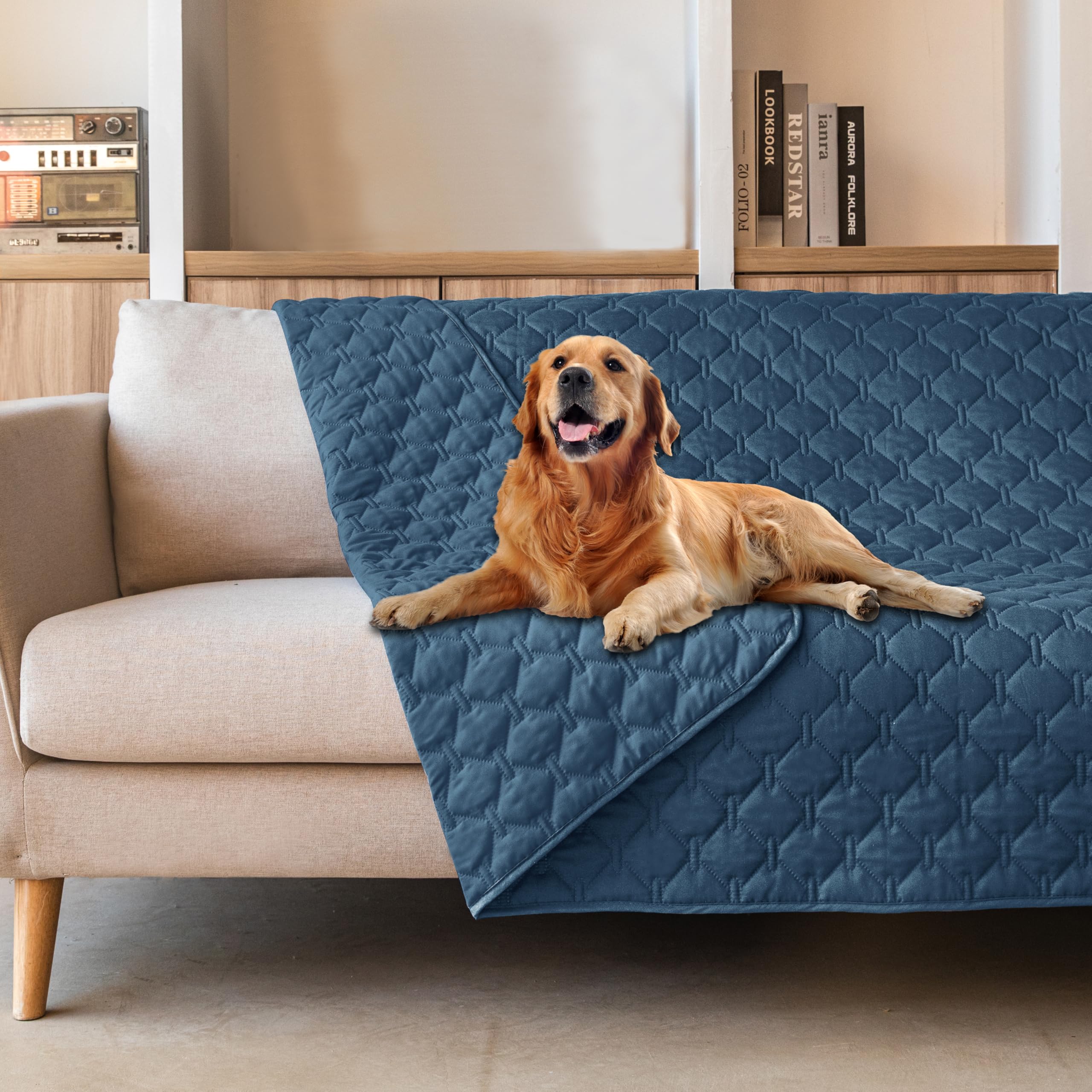 Couverture gogobunny étanche pour meubles, protection durable en bleu foncé